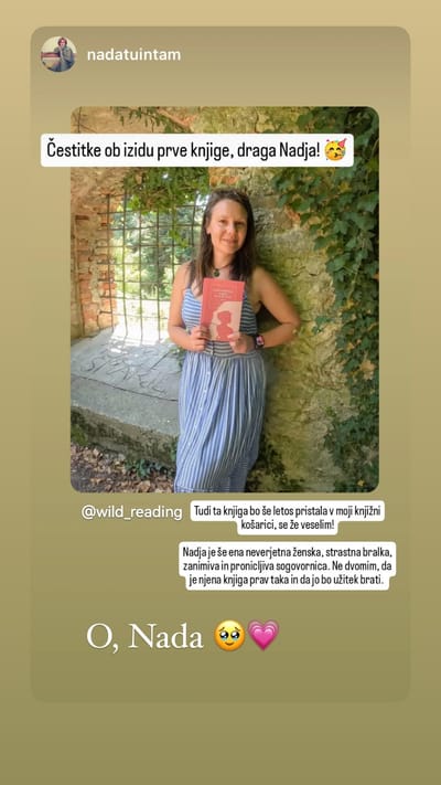 Bralec deli vtise o knjigi