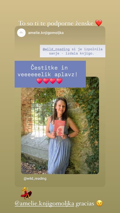 Bralec deli vtise o knjigi